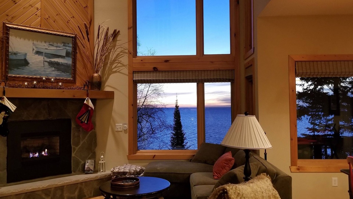 Beaver Bay House | Private, quiet, romantic! Fabulous lake views. Within 10 miles of 3 state parks
