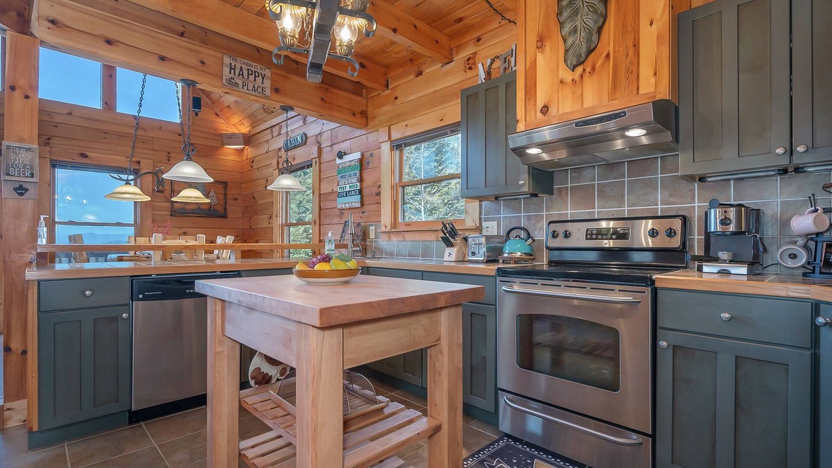 Bostic Cabin | Private Secluded Beautiful Cabin With Sunset Mountain Views