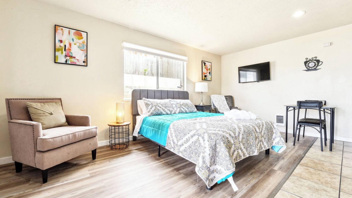 Marina House | Private Studio Retreat Near Beach & Monterey Bay!