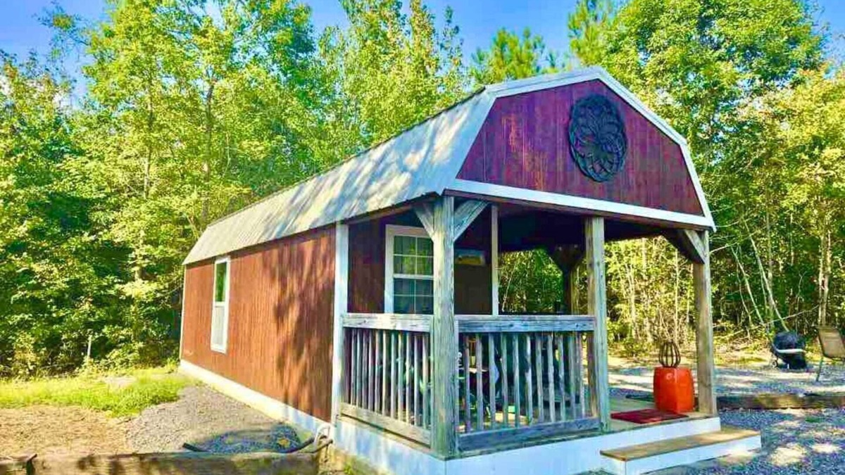 Cook Springs House | Private TinyBarn cabin in Woods