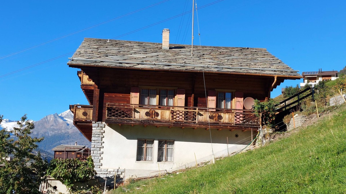 Staldenried  Gspon Ski Chalet | Private Traditional Swiss Chalet in Heart of Alps.