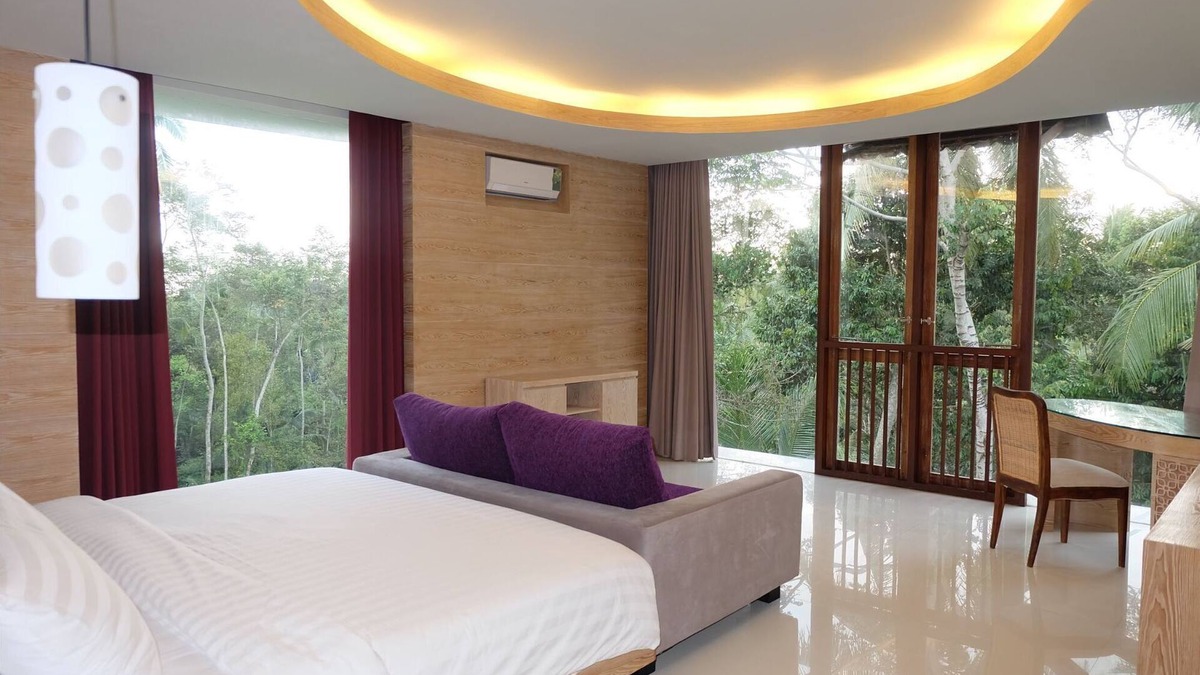 Melayang Villa | Private Two-Bedroom Ricefields View Villa Ubud