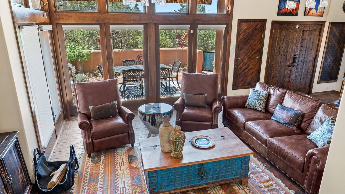 Nambe Pueblo House | Private Upscale Mountain View Retreat just 12 Minutes From The Santa Fe Plaza.
