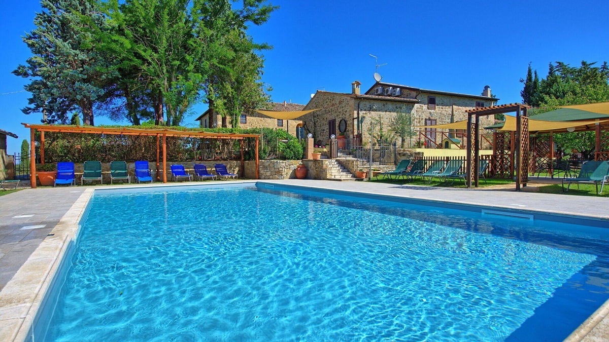 Montalcino Villa | Private Villa with A/C, private pool, WIFI, TV, patio, panoramic view, parking, close to Montalcino