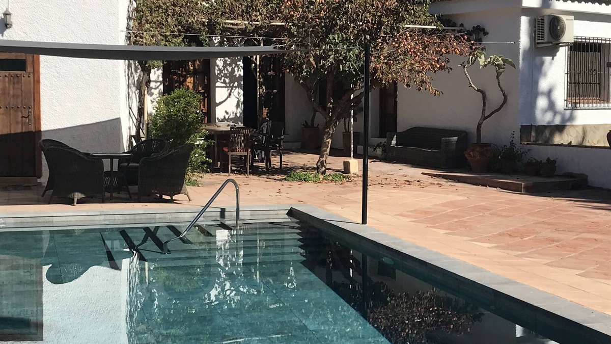 Orgiva Villa | Private Villa Large pool and gardens, AC, Grand Piano, Pizza Oven, Sauna, BBQ