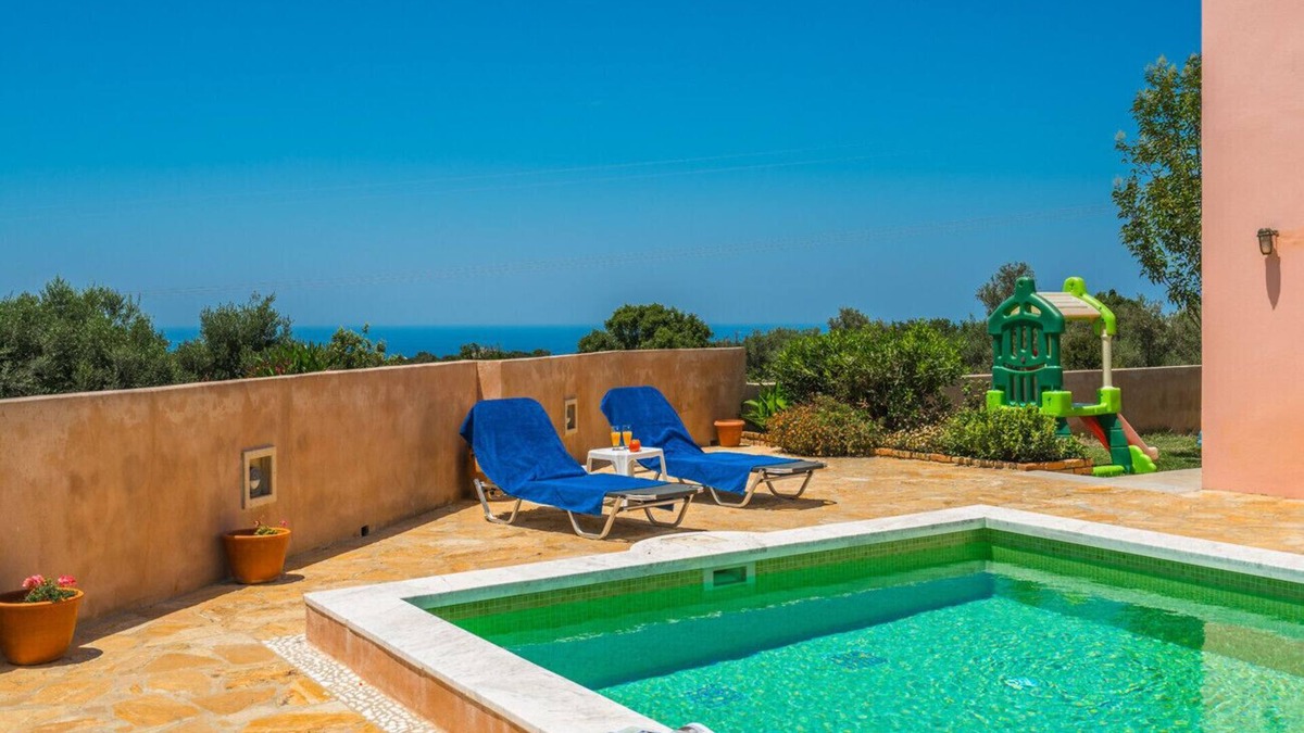 Prines Villa | Private villa with unique panoramic sea views, pool, bbq, 3km to the beach!