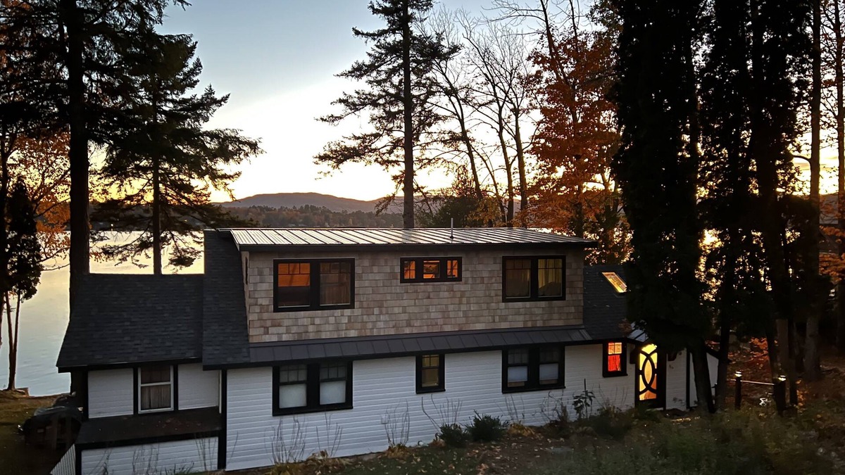 Bridgewater House | Private waterfront home with dock and mooring.