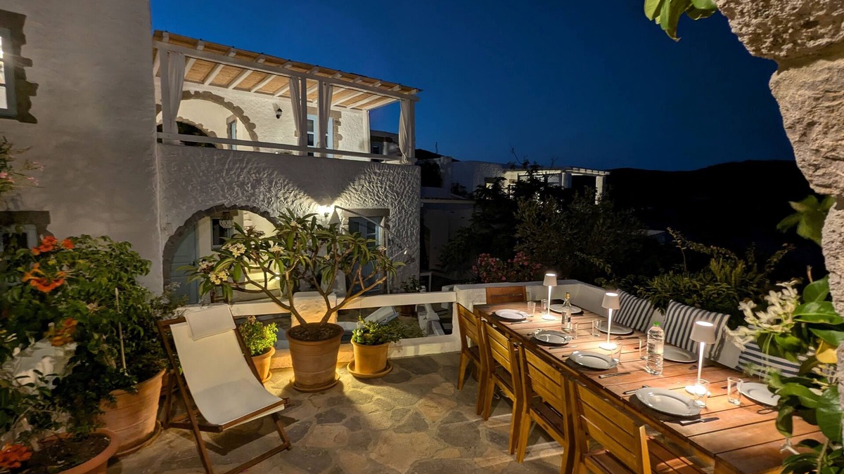 Skala House | Property with 2 charming Patmos style family homes