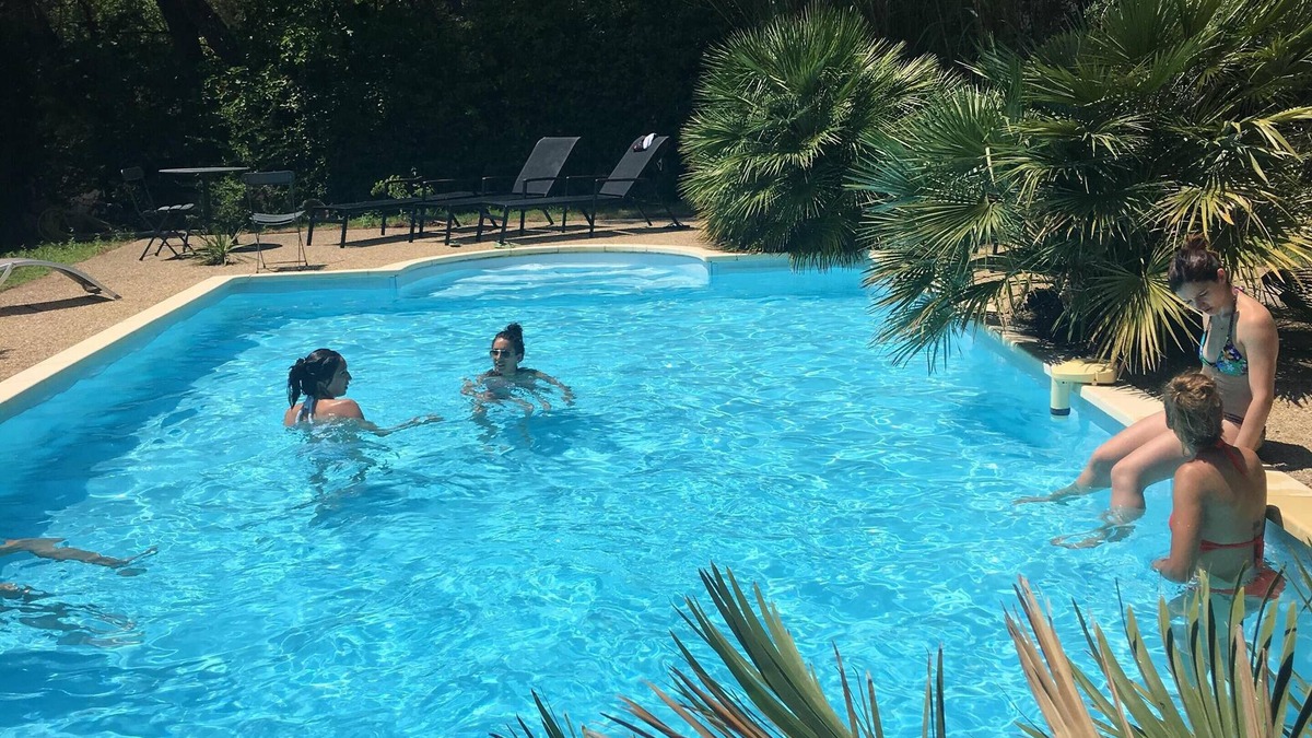 Pernes-les-Fontaines House | Provencal villa with large pine trees and swimming pool