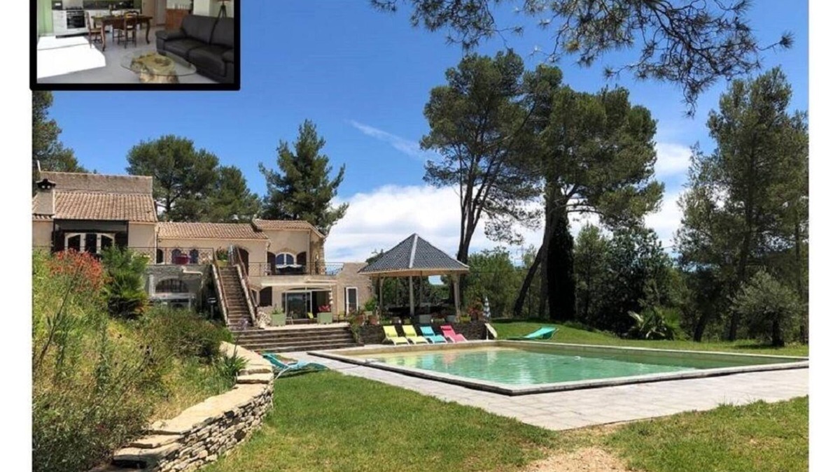 Grabels Apartment | PROVENCE APARTMENT IN 2-HECTARE PROPERTY NEAR MONTPELLIER SWIMMING POOL