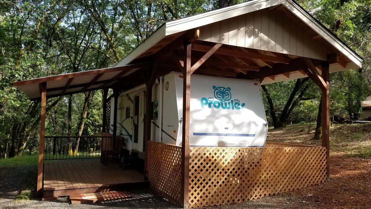 Colfax House | ProwlerTravel Trailer on a Wooded 5 Acre Lot