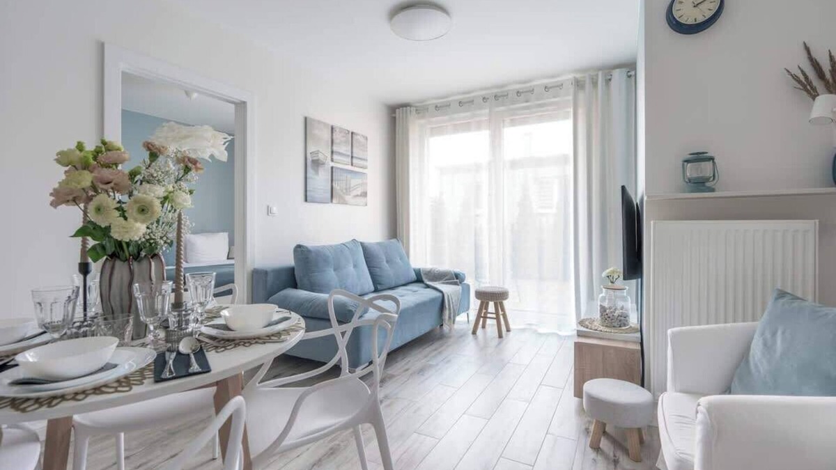 Wyspa Sobieszewska Apartment | Przytulny apartament w nadmorskiej marinie
