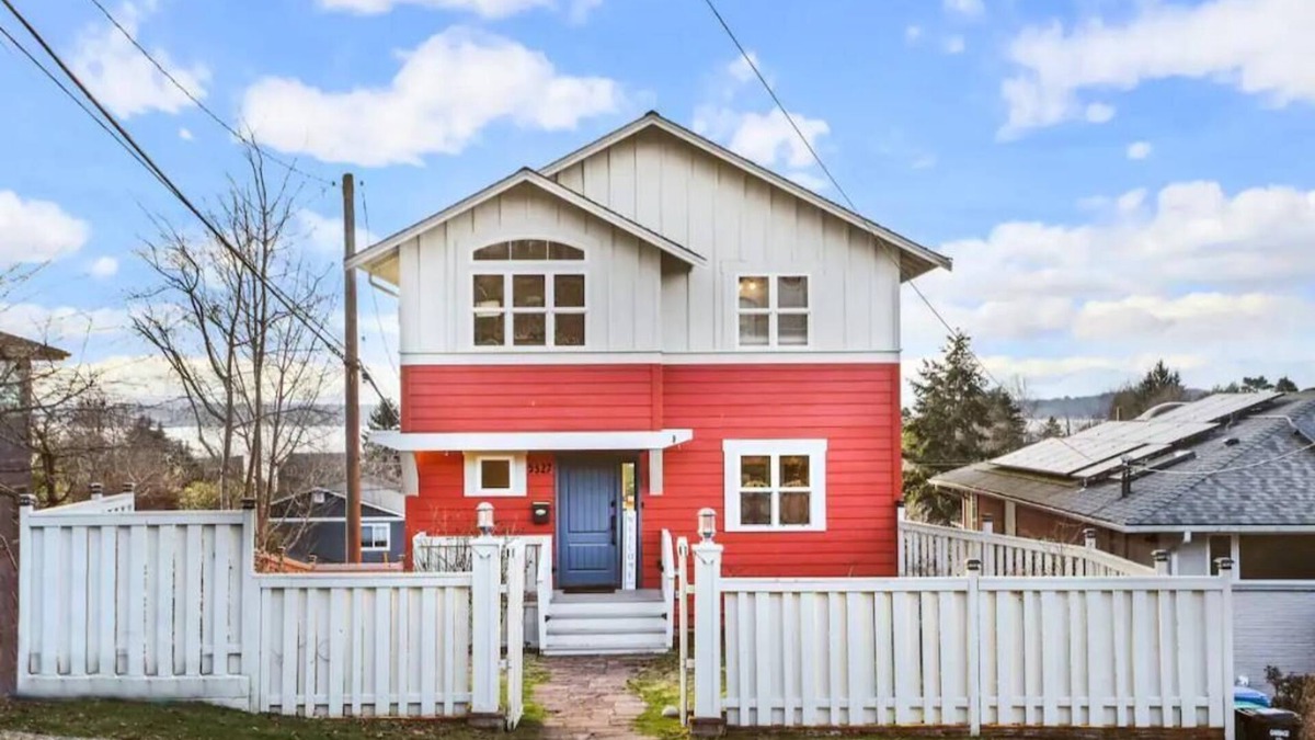 West Seattle House | Puget Sound Sunset Views overlooking the Olympics in charming West Seattle