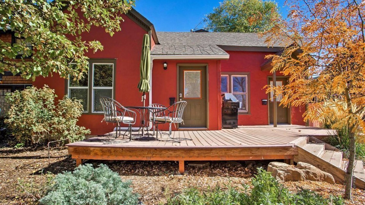 Historic Downtown Durango House | Purple Juniper: Heart of Downtown, Sunny Front Deck