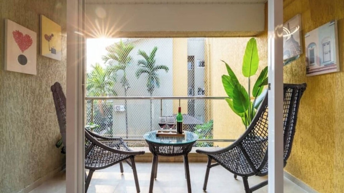 Anjuna Apartment | PurpleBloom by Alpha Stays Goa.Anjuna/Vagator