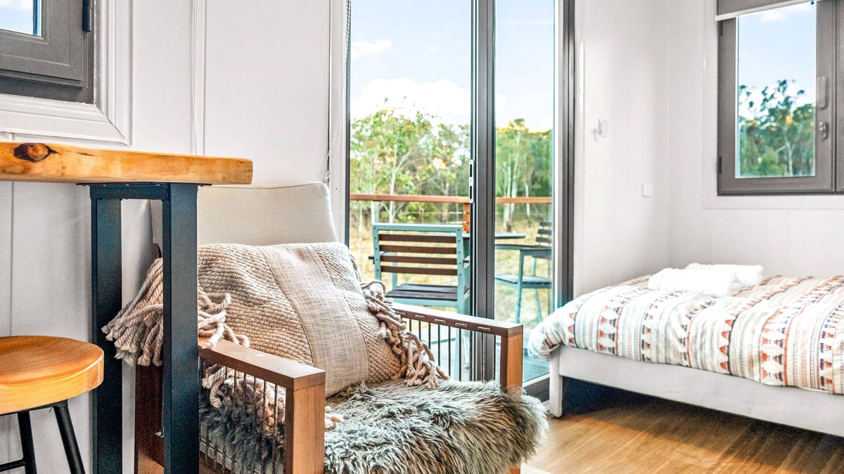 Hartley Other | QB, 1bath Tiny Home With Mountain View - "redbird"