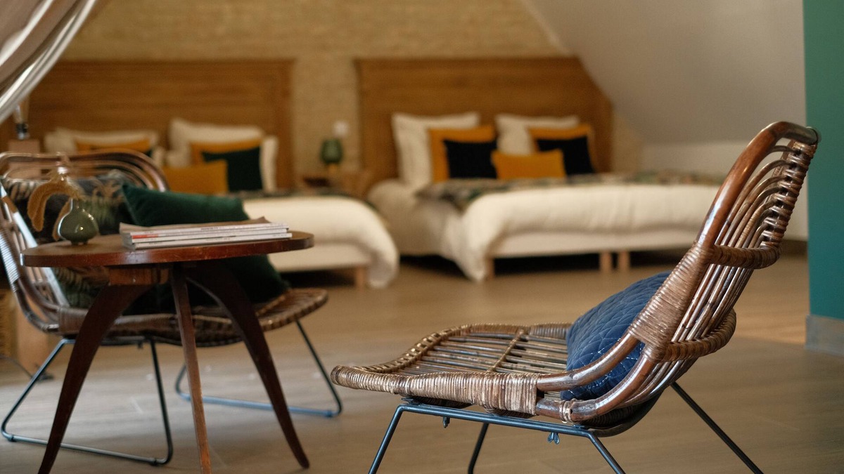 Le Fresne-Camilly Bed & Breakfast | Quadruple room last floor