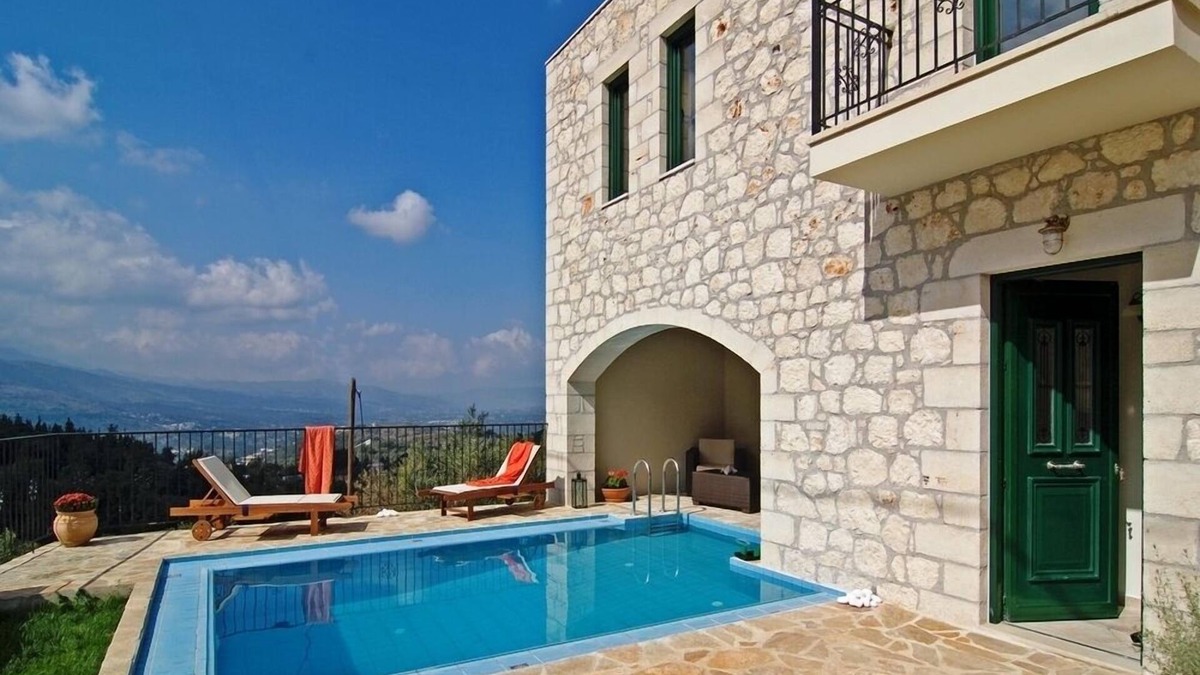 Alikambos Villa | Querini Villa Manolis In Alikampos 9km From Sandy Beach