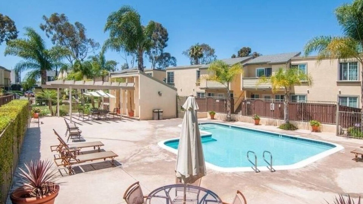 Clairemont Condo | Quiet 1BR, Pool, Parking, Washer/Dryer, Pets OK