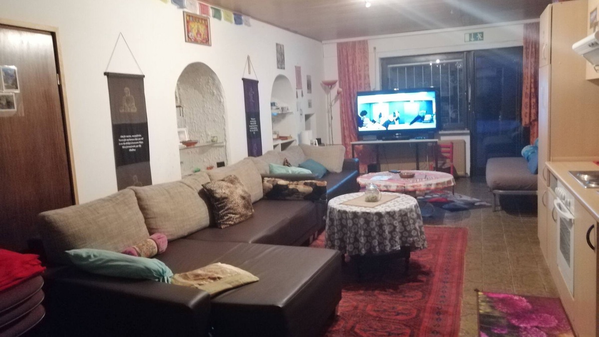 Schafhof House | Quiet basement apartment courtyard sauna mini gym & table football