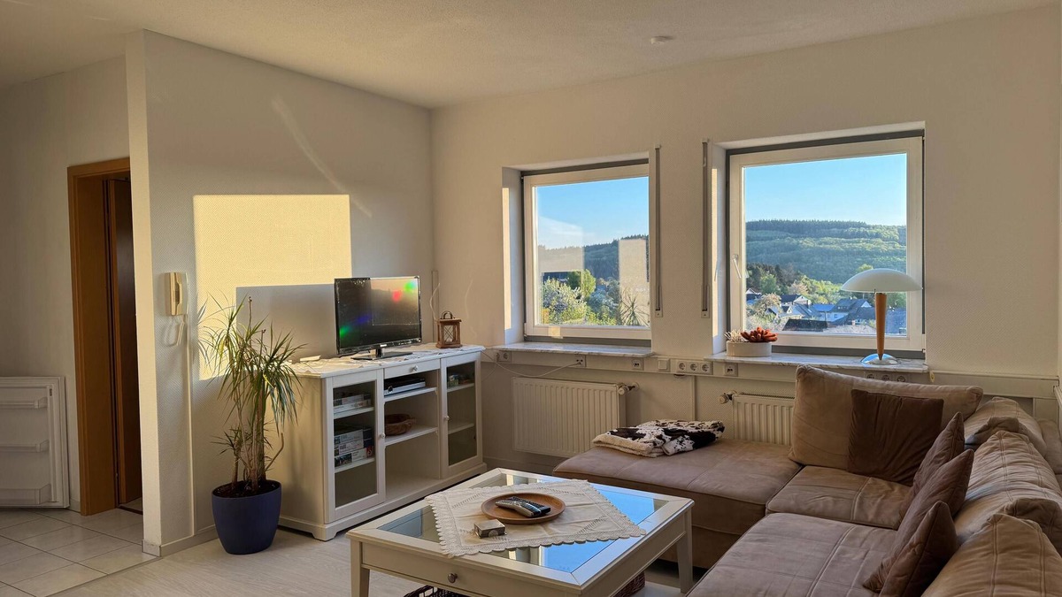 Morschied Apartment | Quiet, bright apartment in a natural idyll with a view of the beautiful Hunsrück region