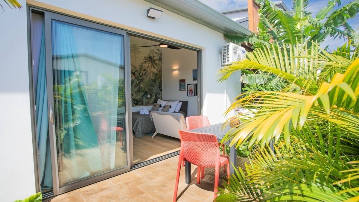 Grand Bois Apartment | Quiet Bungalow - Swimming Pool, Air Conditioning, Close to Sea and CHU