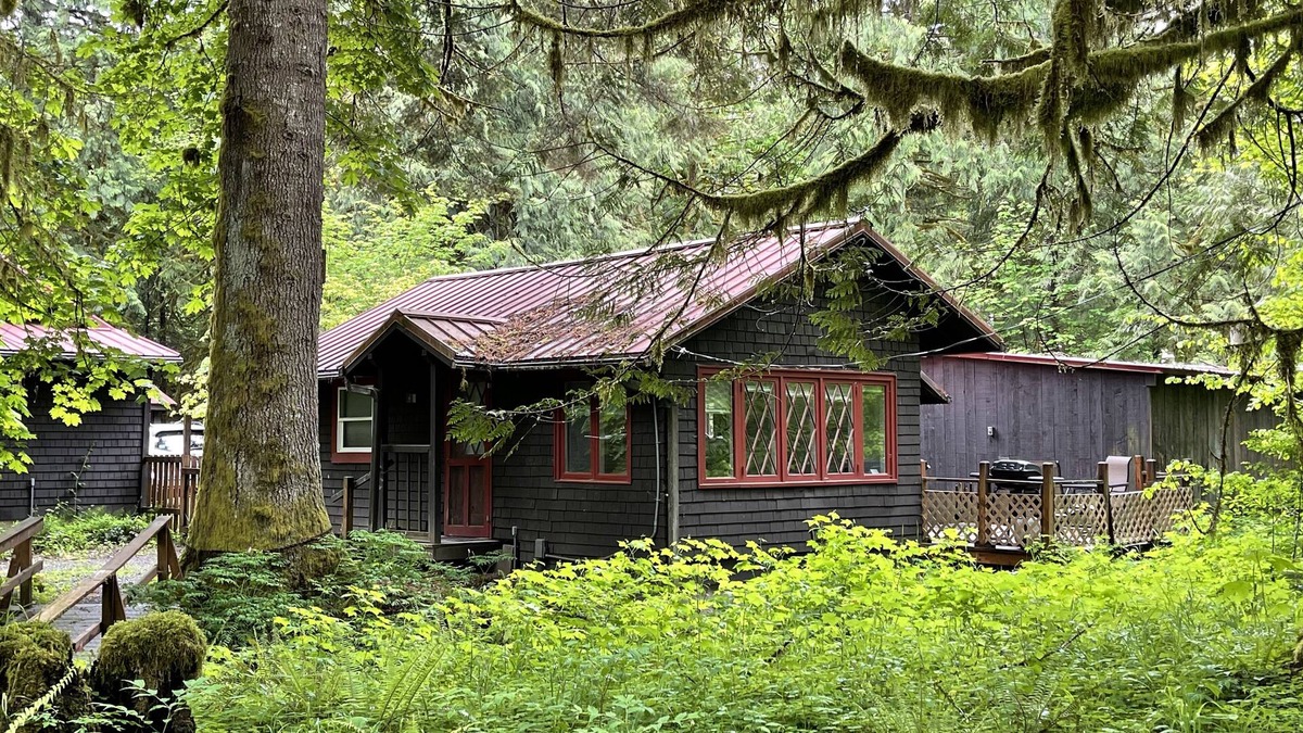 Welches House | Quiet, Cozy Cottage in the Woods with Large Outdoor Area