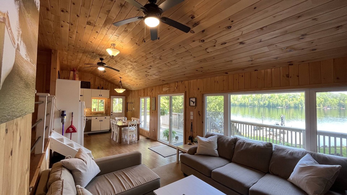 Irondale Cottage | Quiet Lakefront Cottage, perfect for Families. Hot Tub, No Jet Ski lake.