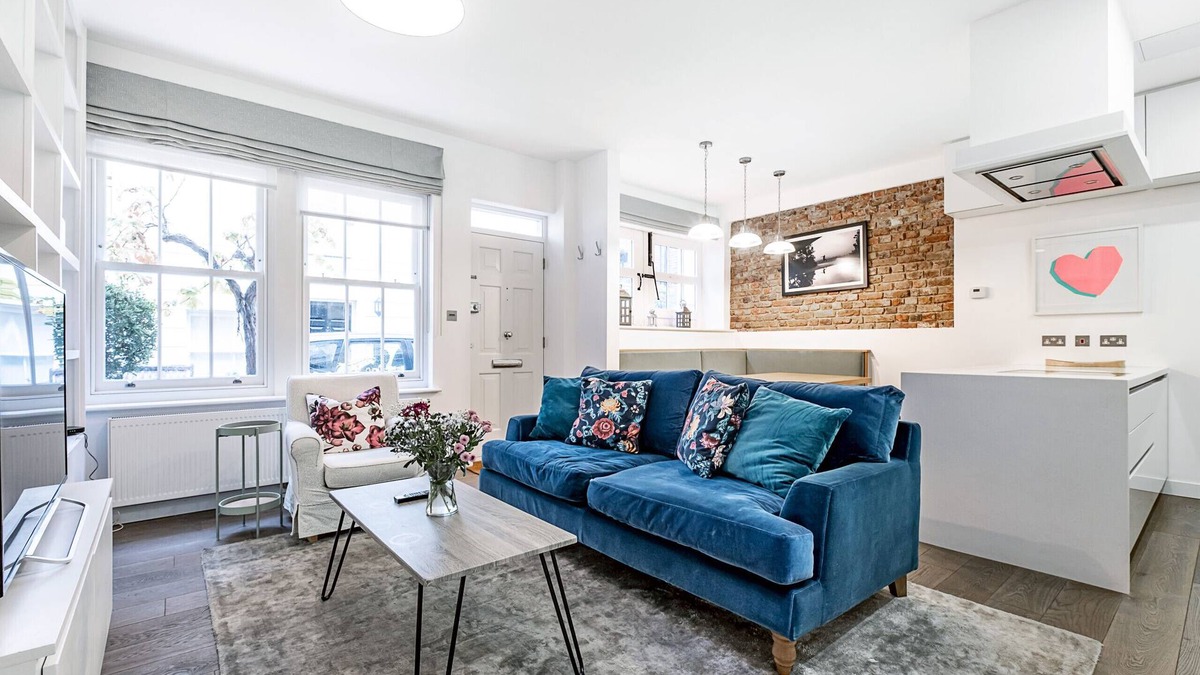 South Kensington House | Quiet Mews House 2Bed 2Bath South Kensington Wi-Fi