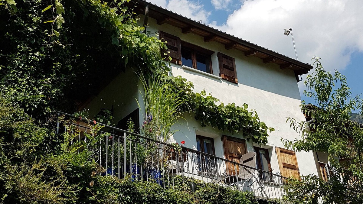 Cursolo-Orasso House | quiet, sunny, stylish, with wide valley view to south from terrace and balcony