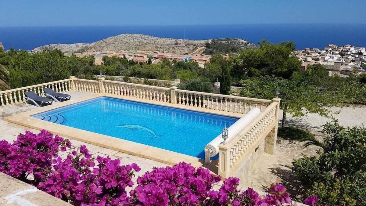 Cumbre del Sol Villa | Quiet villa in Cumbre del Sol with SEA VIEW and PRIVATE SWIMMING POOL