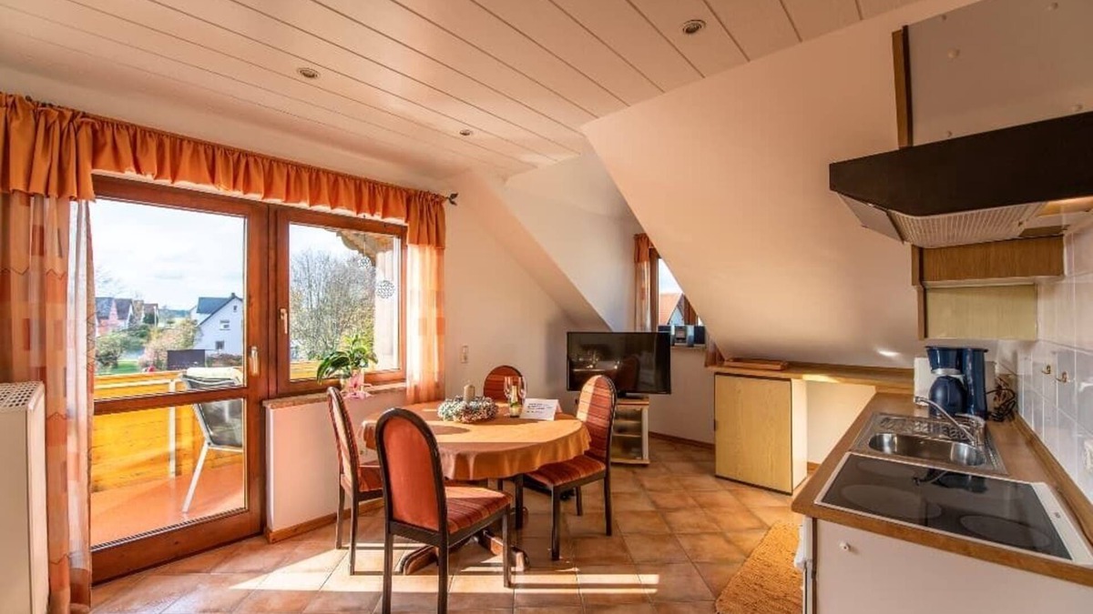 Moosbach Apartment | Quietly located vacation apartment for 2 people with south-facing balcony