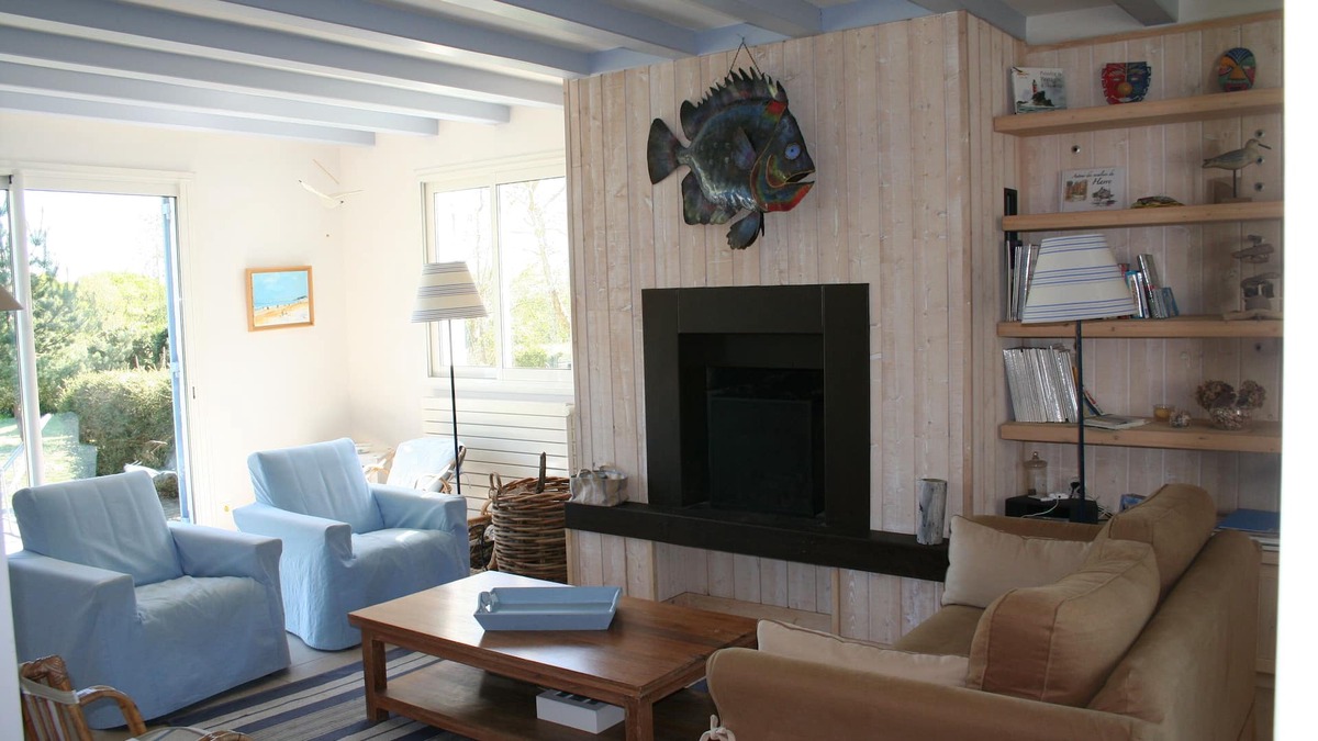 Mesquer Villa | Quimiac: Pleasant house in a peaceful area on 2500m2 park, close to the sea. Tennis.