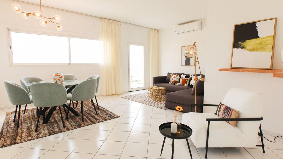 Agadir Apartment | Résidence Borj Dlalate-Apartment-Deluxe-Mobility bath-City view