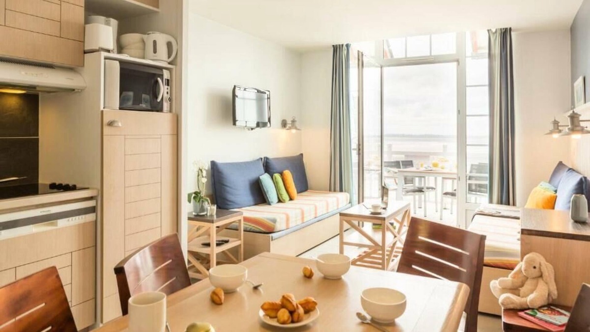 Le Crotoy Apartment | Résidence Pierre & Vacances Premium Résidence de la Plage**** - Apartment for 6 people - 2 bedrooms - Sea view