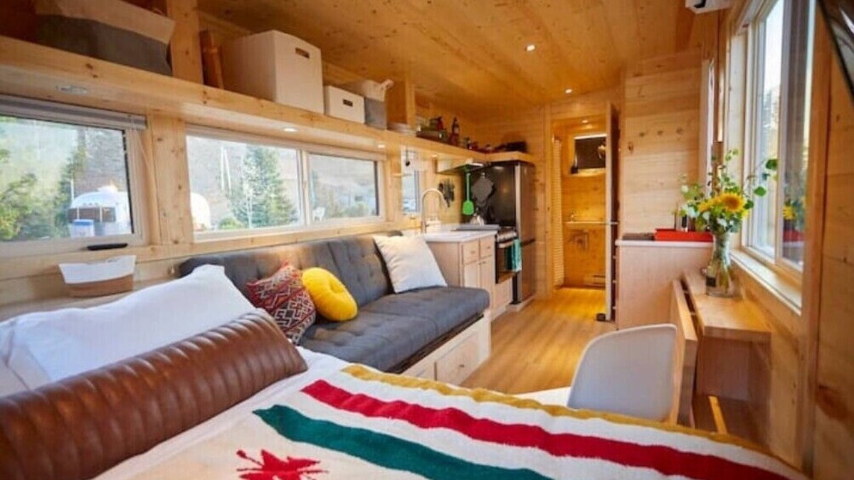 Arroyo Hondo House | Rainbow Tiny Home w Mountain View, Hot Tub, and Hot Springs just 2 miles away.
