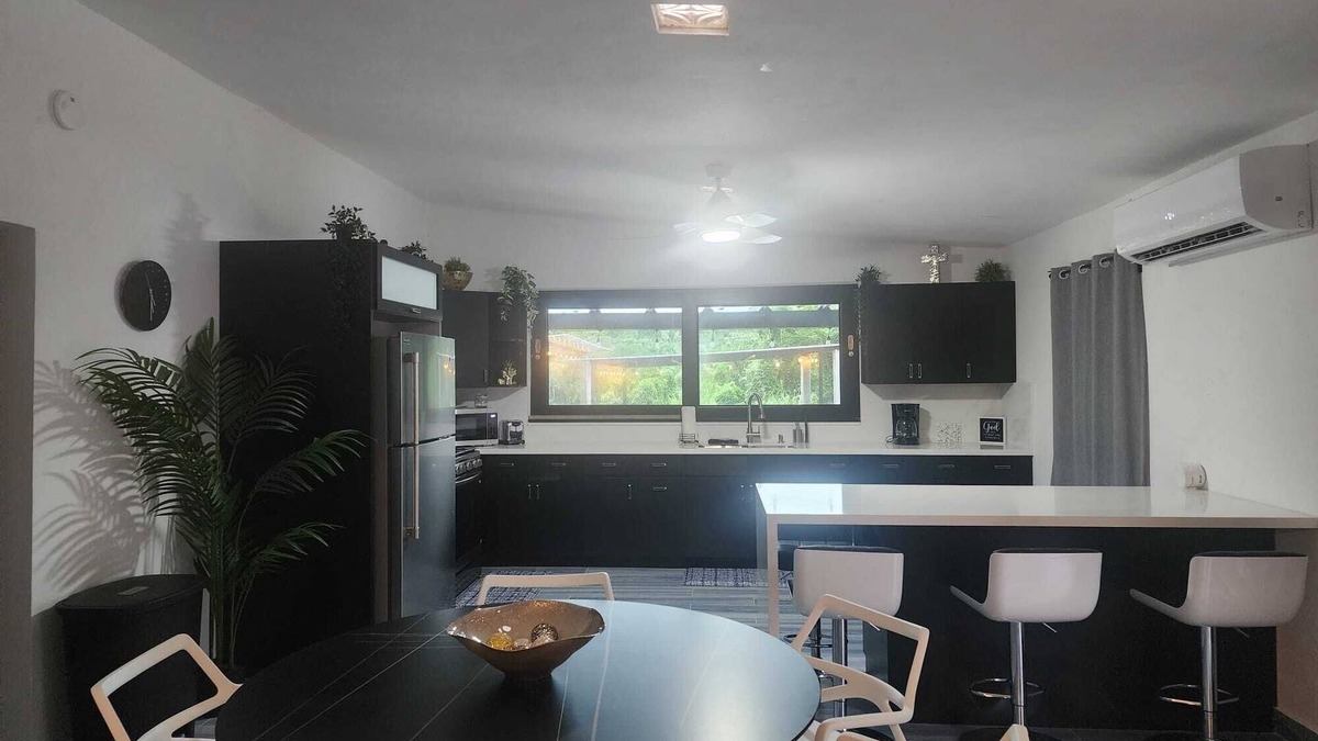 Mameyes II House | Rainforest Serenity Home- Charming 3-bedroom home in Río Grande, WiFi, AC & Pool