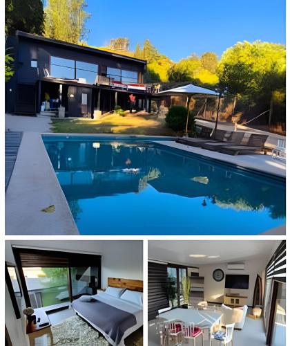 Las Cabras House | Rapel Casa Lujosa piscina privada, acceso Lago
