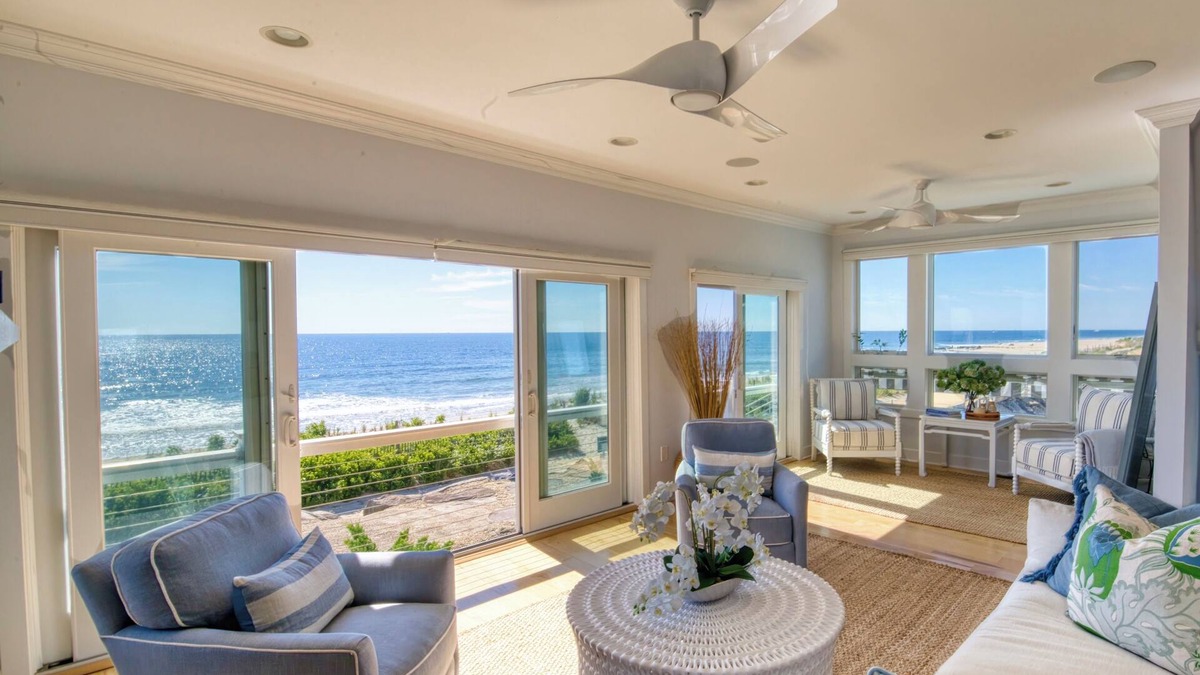 Sea Bright House | Rare Sea Bright Oceanfront Oasis, Steps to Beach!