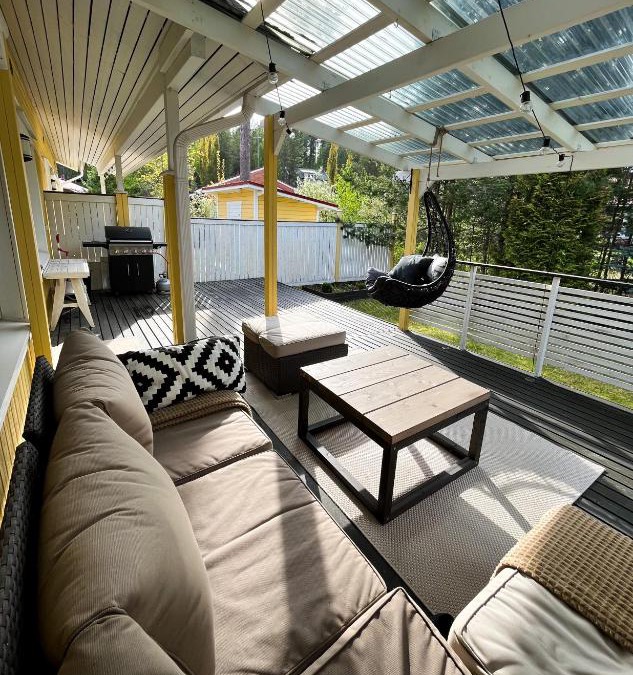 Lehmo Apartment | Rauhallinen ilmastoitu paritalo, Sauna, Terassi, Autokatos
