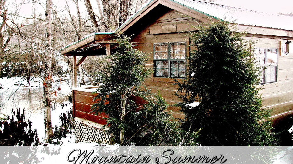 Altamont Cabin | Real Logs-1BR, queen bed & futon-sleeps 4. Riverside w/Hot Tub