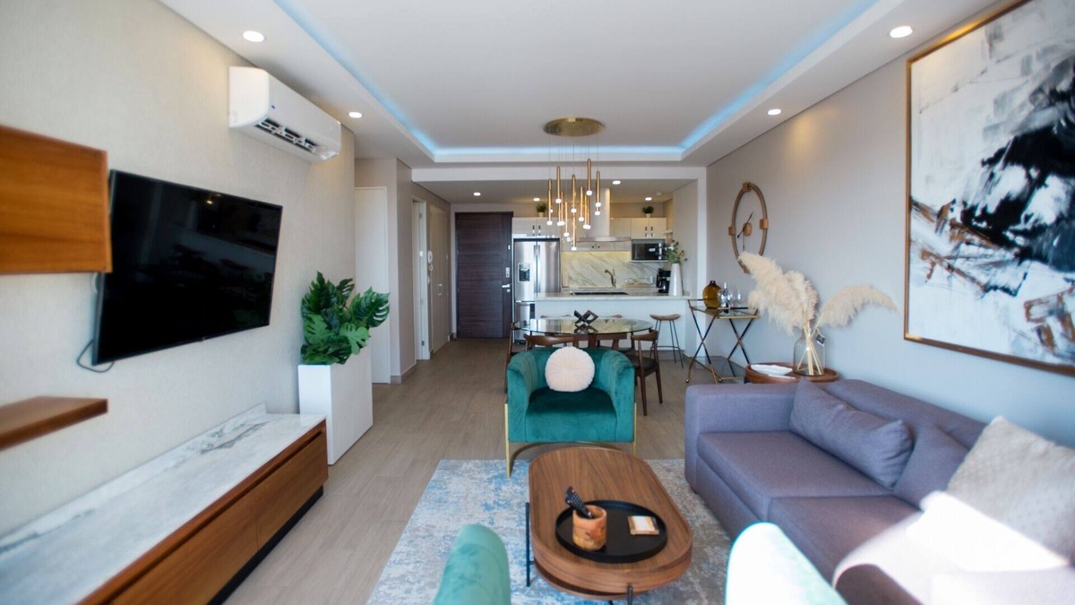 Zapopan Condo | Real View Towers in Real Center, 7th floor, Luxury 1BD, Zona Real, Andares