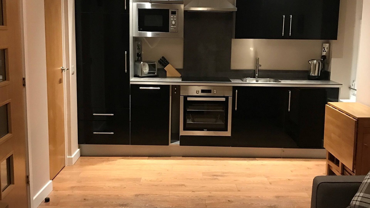 Lerwick Apartment | Reawick - sleeps 4 guests 1 bedroom, Double sofa bed in living room