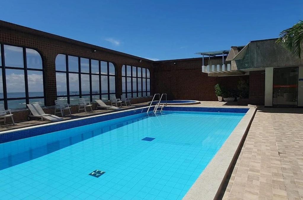 Vila Velha House | Recanto Maravista apto Frente Mar 2 quartos 2 banheiros, AR, WI FI, Piscina