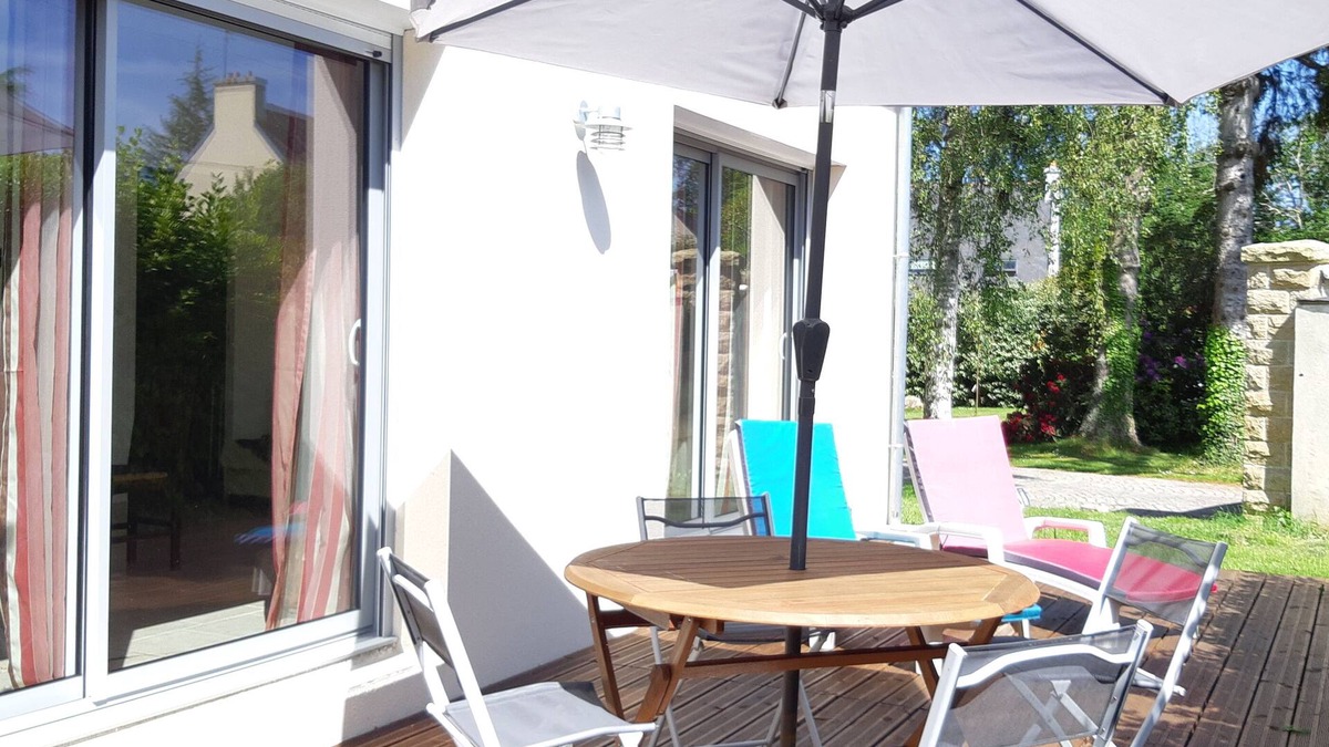 Pont-l'Abbe House | Recent house, any comfort, in a calm and wooded quarter, close to the sea.