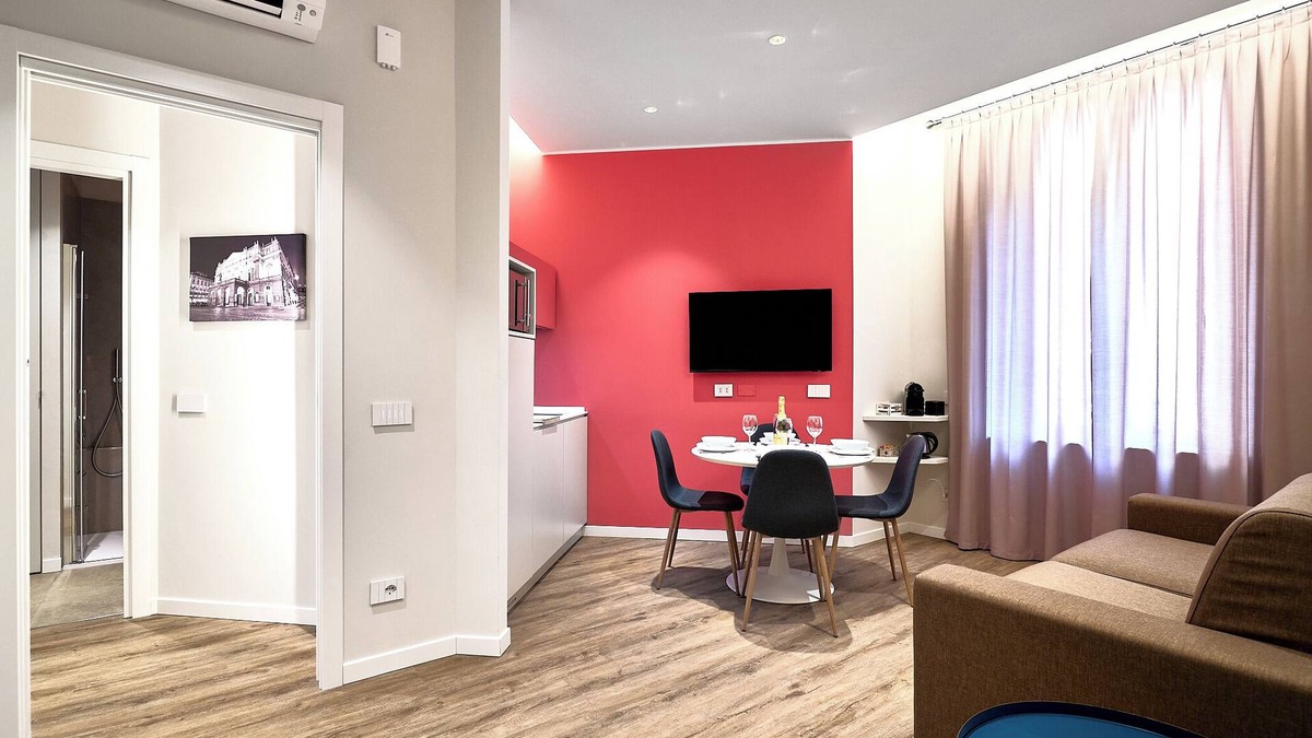 Citta Studi Apartment | RED DONATELLO - One Bedroom Apartment, Sleeps 5