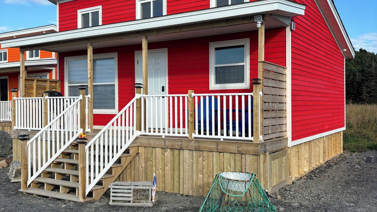 Twillingate Cottage | Red Jellybean: Great ocean views and sunsets a short walk to town