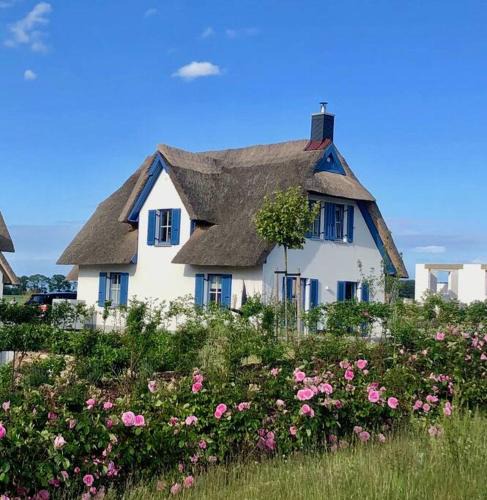 Gross Schwansee House | Reetdachhaus Seasons mit Kamin & Sauna