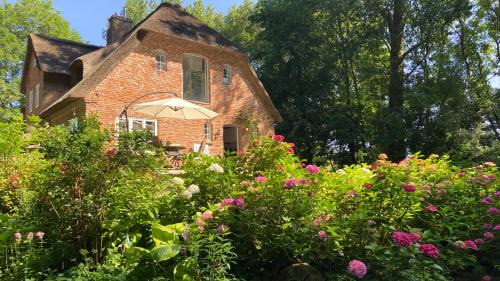 Oldenswort Apartment | Reetdachhaus Warft Simmerdeis - Maisonettewohnung