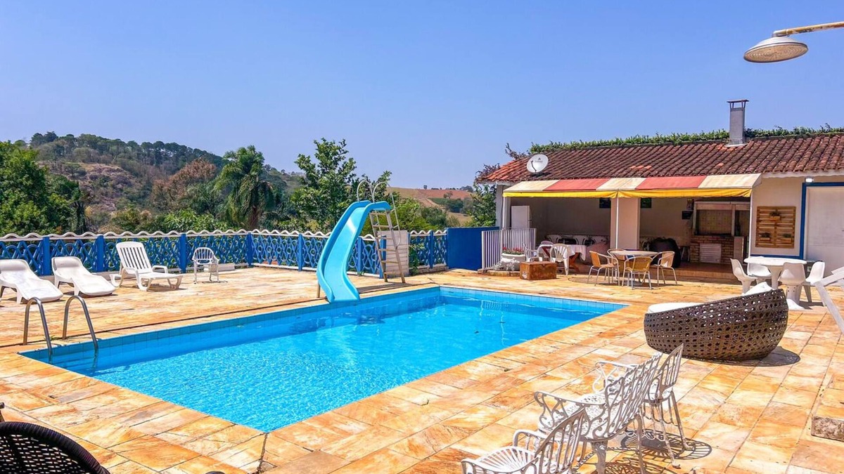Chacaras Fernao Dias House | Refúgio confortável c piscina e lazer completo